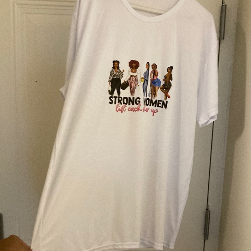Custom made Strong woman T-shirt